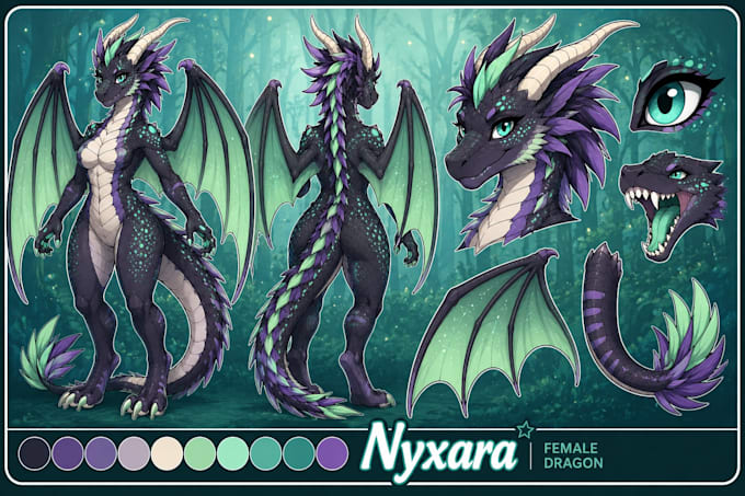 furry reference sheet anthro ref sheet fursona ref sheet furry pfp oc