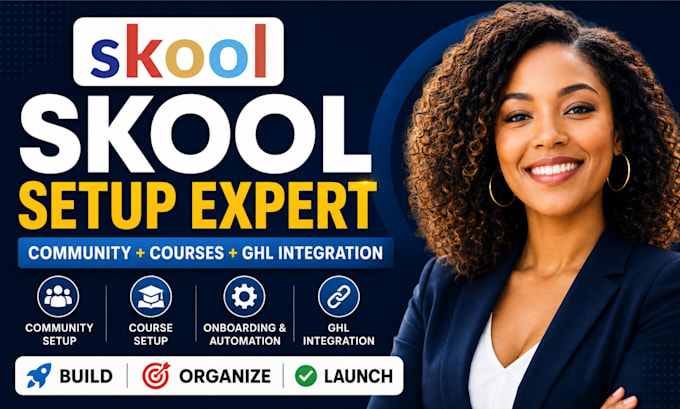 setup skool online community skool online course skool skool community manager