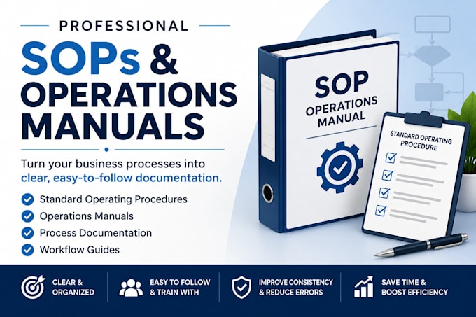 create a professional sop or operations manual for your business