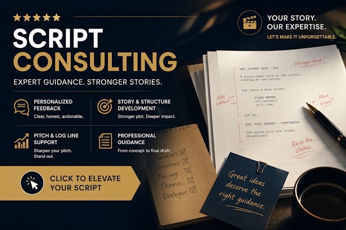 review your scrip given you feedback about your story