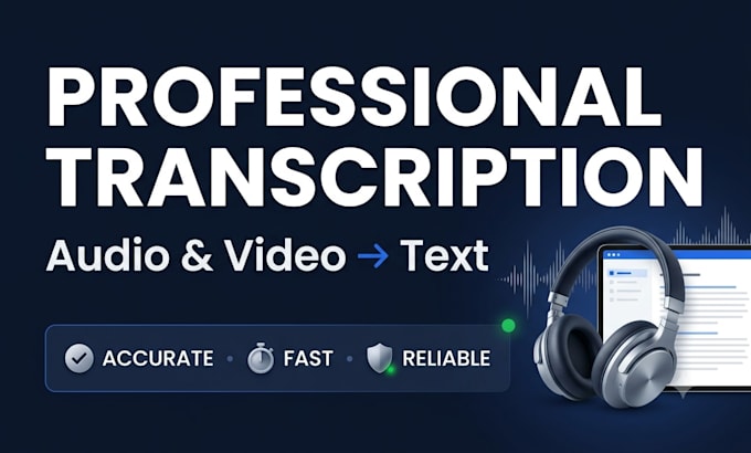 accurately transcribe audio and video to text