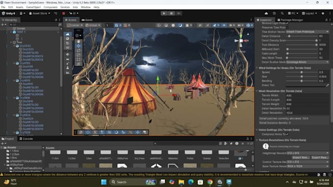 design a custom vrchat world, virtual world, vrc map and 3d environment in unity