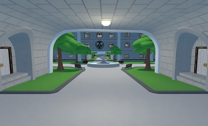 create vrchat world, vrc world, map environment in unity with udonsharp PC quest