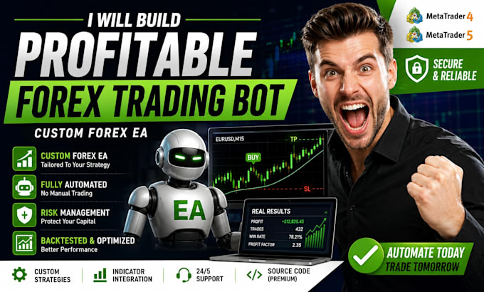 build and optimize a custom forex ea and trading robot