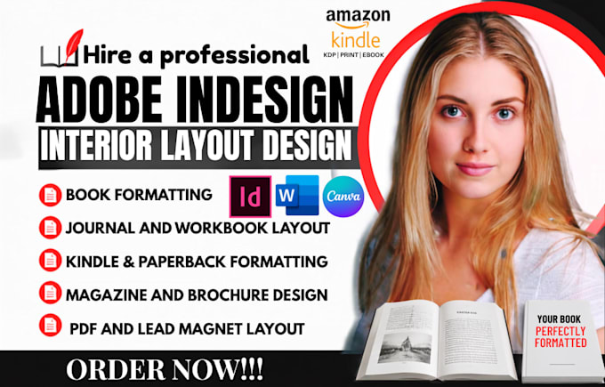 do adobe indesign book formatting brochure magazine journal pdf layout design