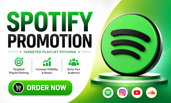 promote your spotify music with targeted playlist pitching