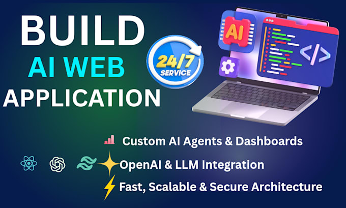 build an ai web application and ai software