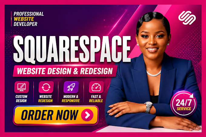 build squarespace website design, squarespace redesign website development