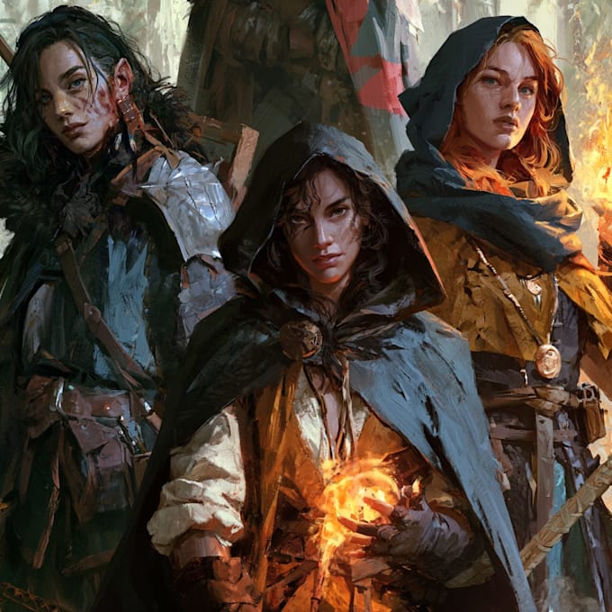 do fantasy dnd party for you