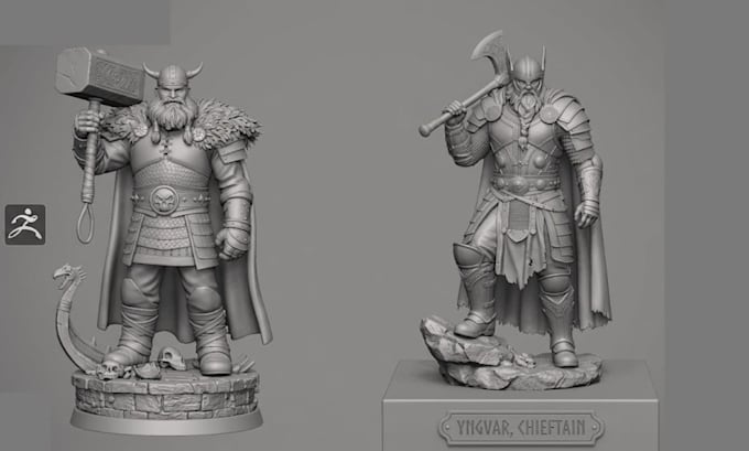 sculpt custom 3d anime figures and action figures