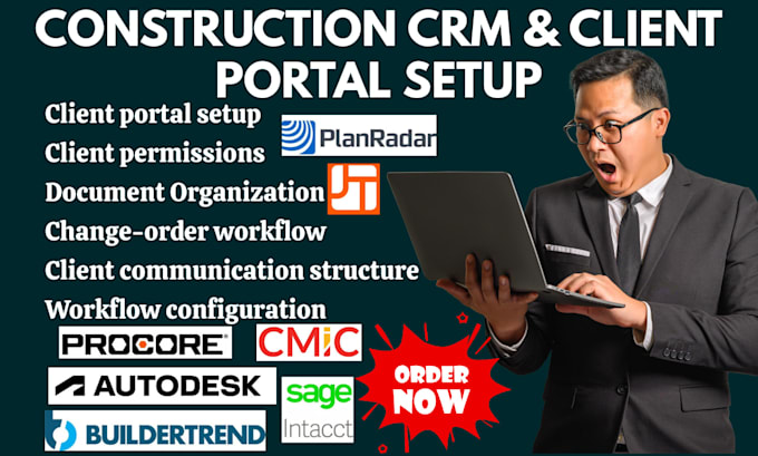 setup construction client portals on procore construction cloud builder autodesk