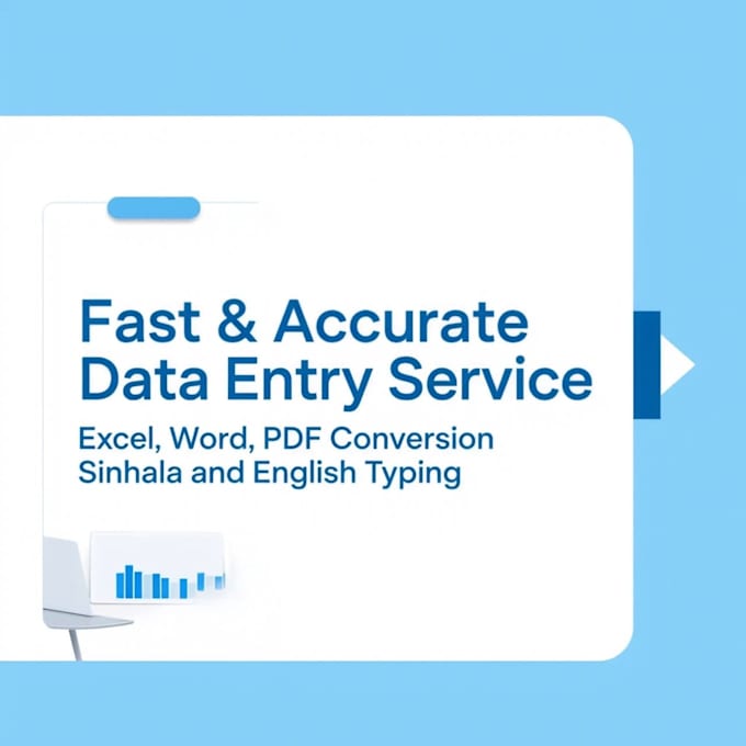 do accurate data entry, excel and sinhala english typing