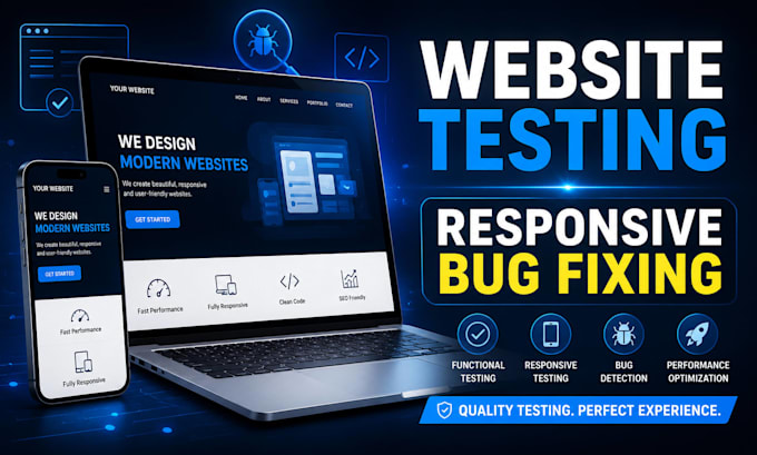 do website testing and find responsive layout bugs