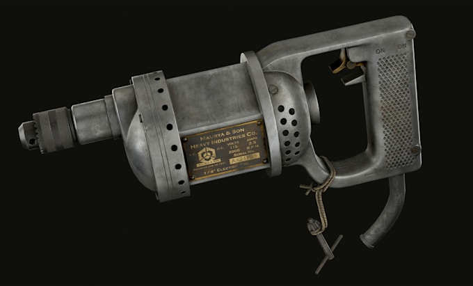 create high quality game ready 3d hard surface props