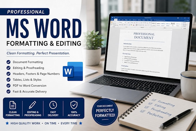 professionally format and edit your ms word documents