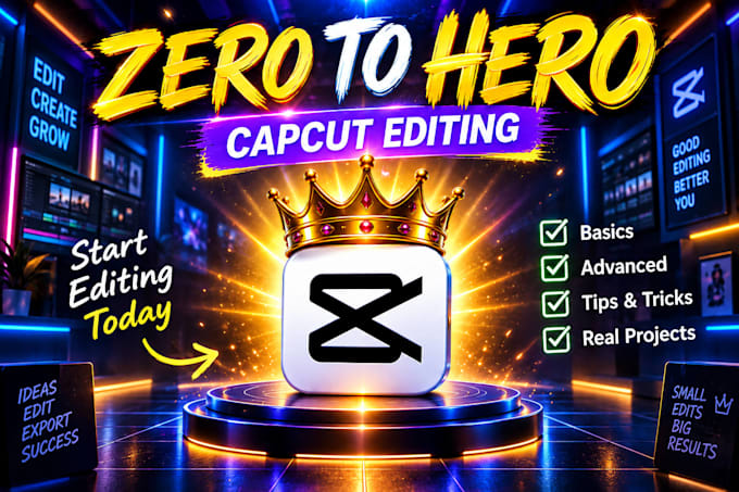 teach you capcut video editing from beginner to advanced
