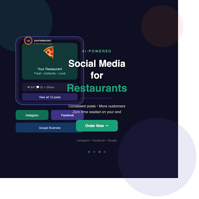 manage instagram and google for your restaurant to get more customers
