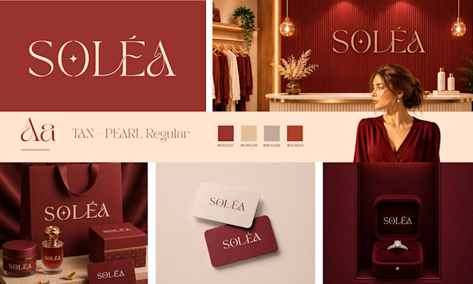 create a professional brand style guide and brand guidelines