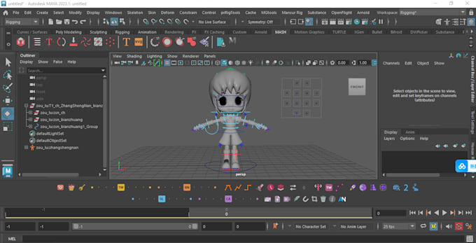 make you cartoon characters for autodesk maya