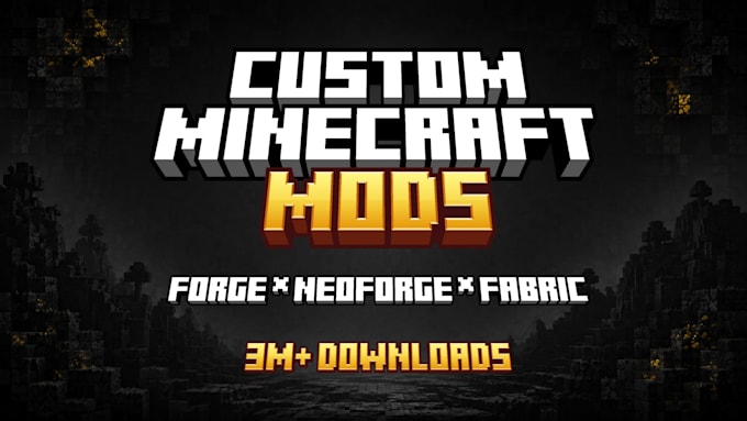 develop custom minecraft mods for forge neoforge fabric