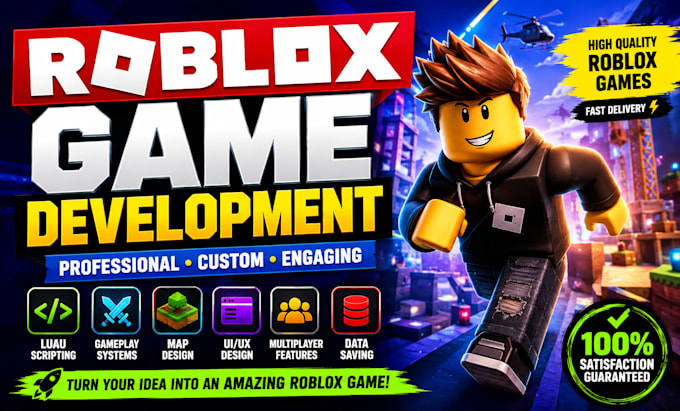 roblox game development, gameplay, lua scripting, UI, map, multiplayer, vfx, fps