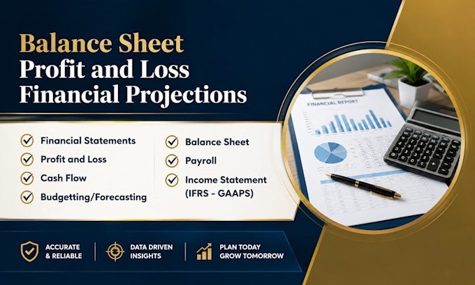 prepare profit and loss statement, US CPA letter, CPA verification
