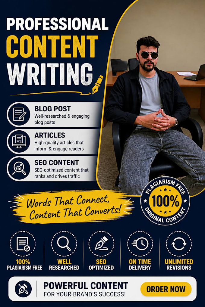 write SEO blog articles and website content