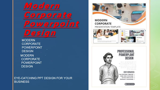design professional power point presentation and slides