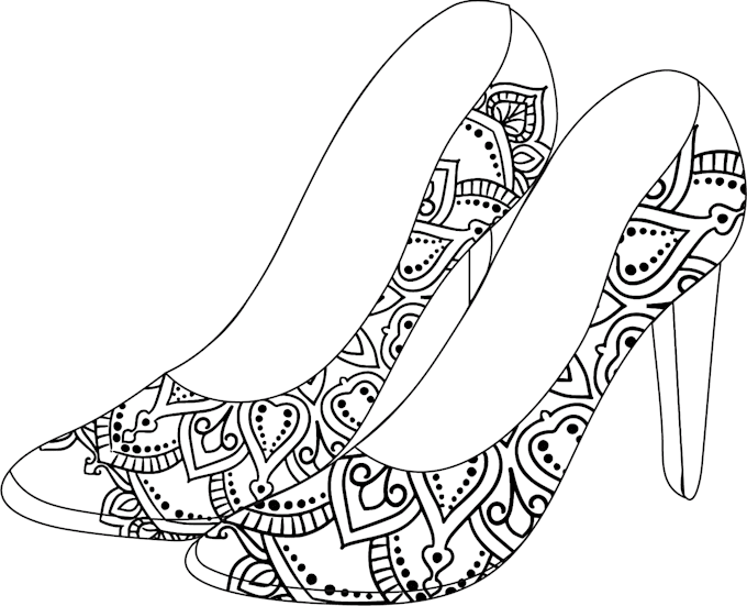 create a unique custom shoe design and illustration