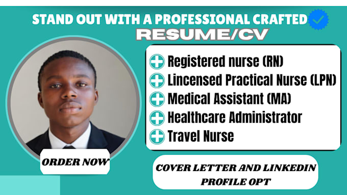 write and edit nursing, medical and healthcare CV or resume