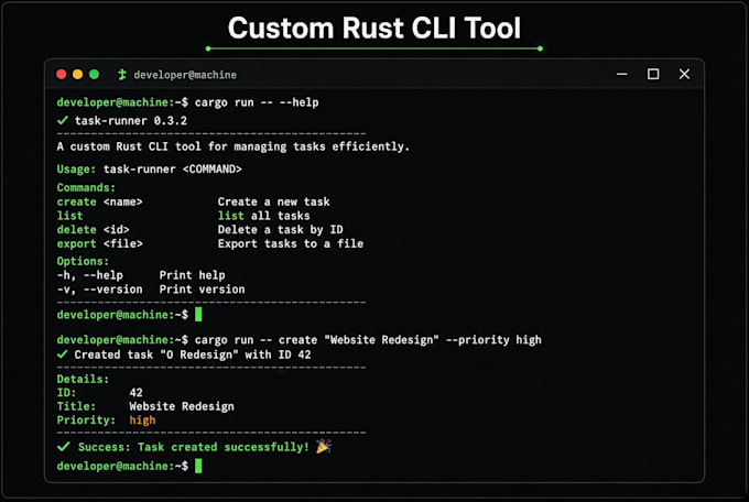 build a fast custom cli tool in rust