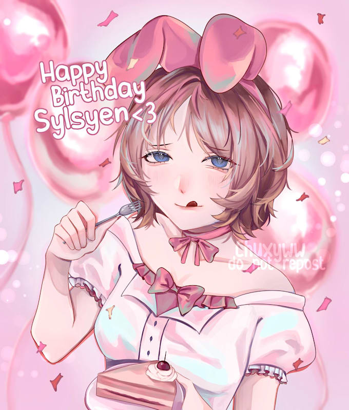 draw cute art for you