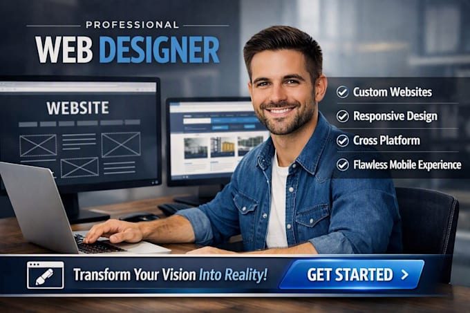 build a responsive front end website or landing page