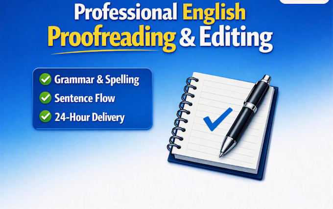 proofread and edit your english text for grammar