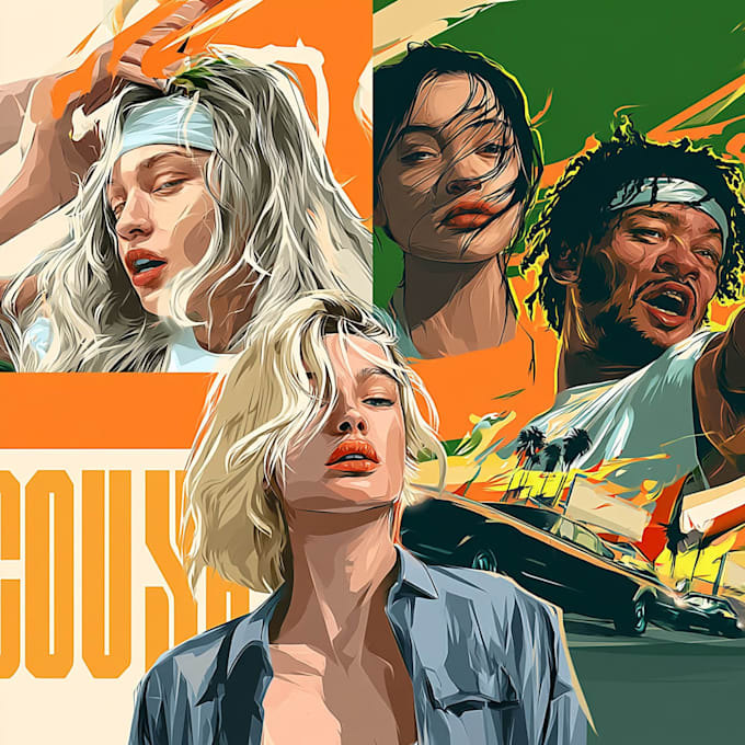 draw a professional vector portrait from your photo