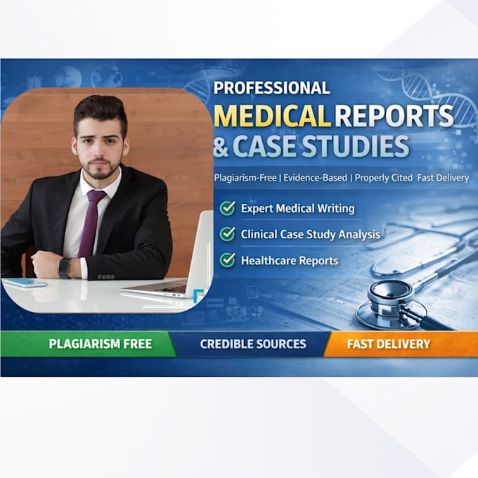 professionally write medical reports and case studies