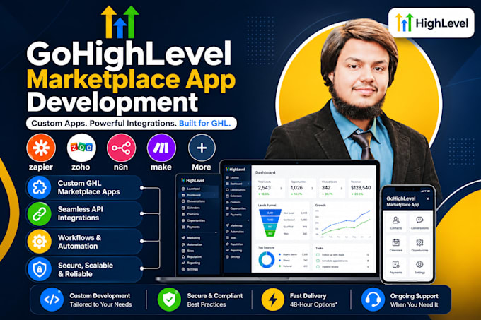 build gohighlevel marketplace app custom ghl app development