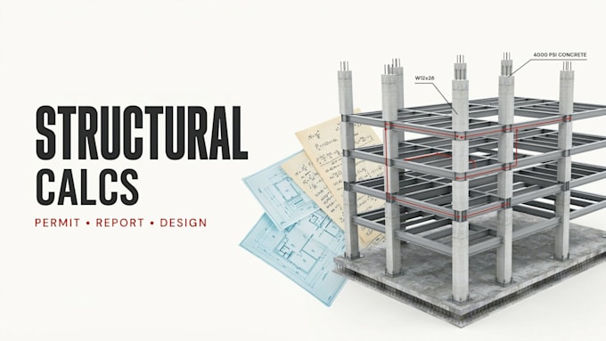 provide structural calculations and permit engineering report