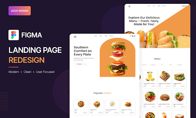redesign your website UI UX in figma