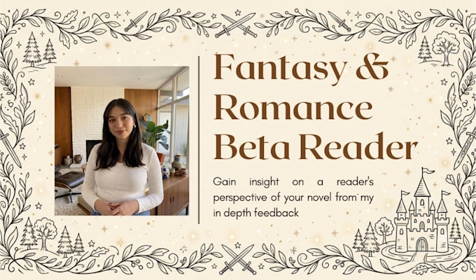 beta read your fantasy or romance manuscript