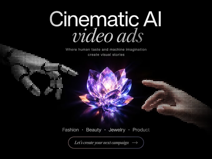 create cinematic ai video ads and commercials