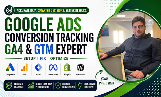 set up google ads conversion tracking, ga4, and GTM