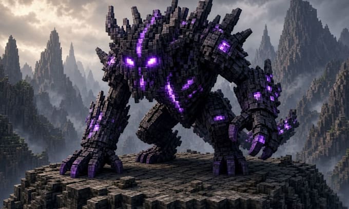 make custom minecraft modelengine mob and boss model with mythicmobs