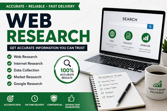 do professional web research and internet research