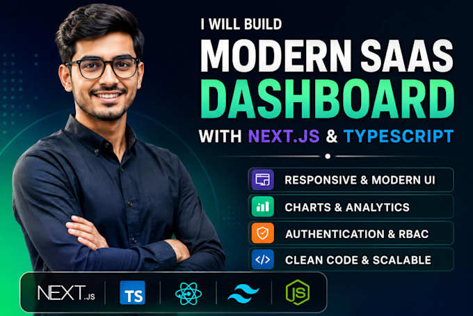 build a modern saas dashboard with nextjs and typescript