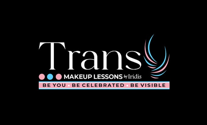 make irides trans makeup lessons logo for our makeup company