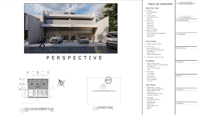 create 2d site development plan, house,store layout, shop drawings,elevation,cad