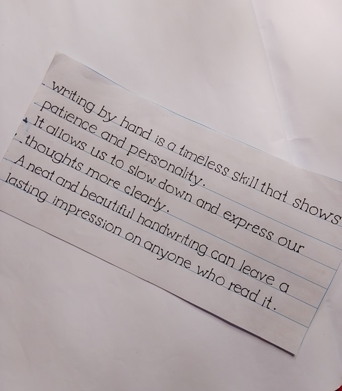 write beautiful handwritten letters and notes