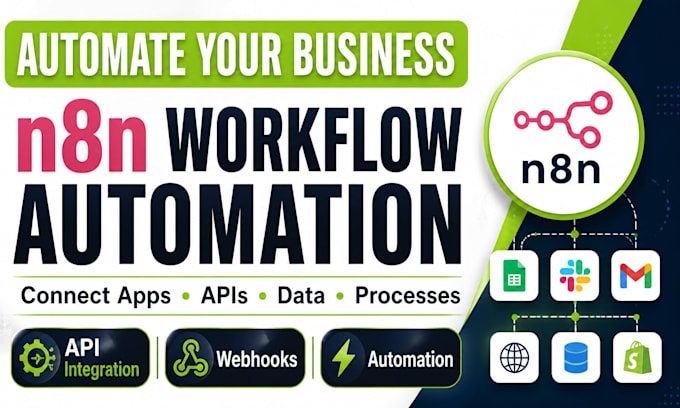 build n8n workflow automation and API integrations