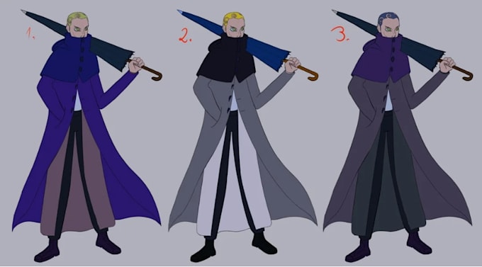 create 2d traditional character